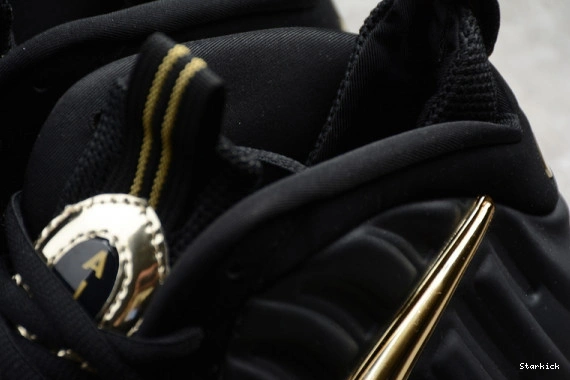 Foamposite Metallic Black Pro 624041-009  Air Gold 1121